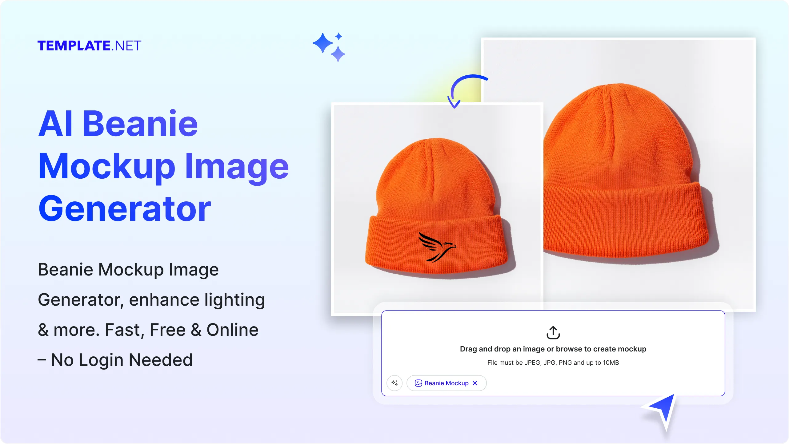 Free AI Beanie Mockup Image Generator, Free AI Beanie Mockup Maker Online